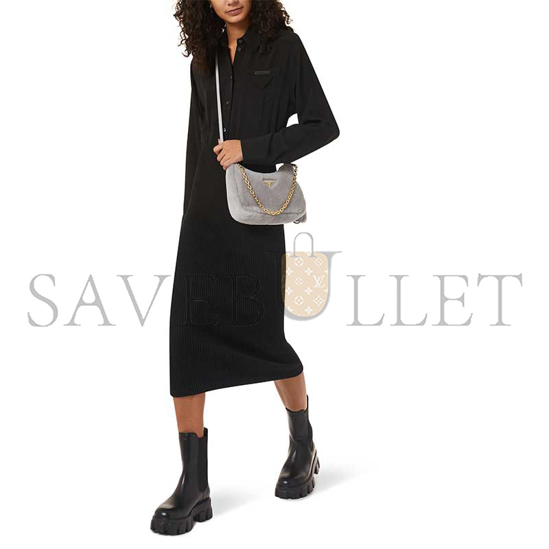 PRADA MINI SHOULDER BAG IN SHEEPSKIN 1BC204 (22*18*6cm)